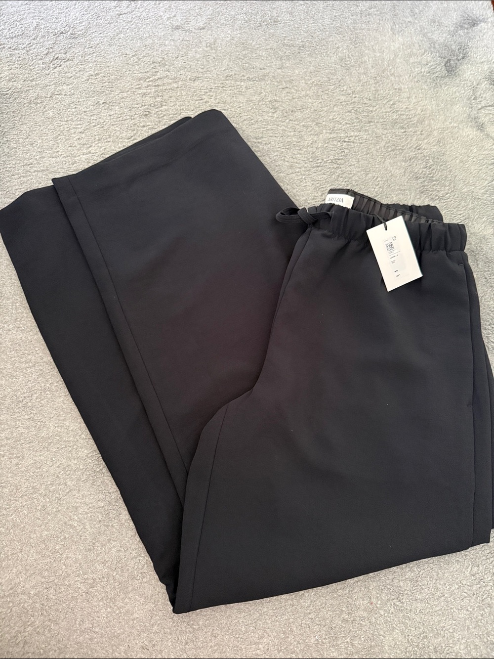 NWT Aritzia Black Lodge Pant - Crepette - Picture 4 of 6